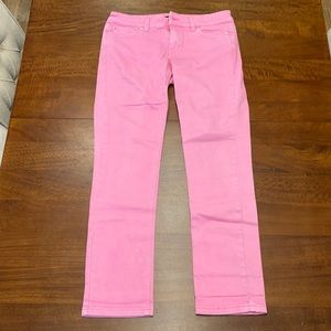White House Black Market Slim Ankle Pink Jeans 4R